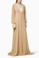 Eclipse Billow Maxi Dress in Silk Georgette - thumbnail