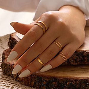 alloy ring set, creative simple retro ten-piece joint ring miniinthebox