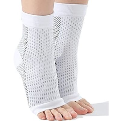 Stunor Dr.Neuropathy Socks, Soothe socks for Neuropathy,Dr.Neuropathy Socks for Foot,Soothe Socks Arch Support for Women Men,Ankle Brace Compression Support (SmallMedium, White) Lightinthebox