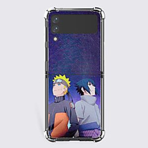 Naruto Cartoon Characters Phone Case For Samsung Z Flip Z Flip 3 Z Flip 2 Unique Design Protective Case Shockproof Dustproof Flip Full Body Case TPU miniinthebox