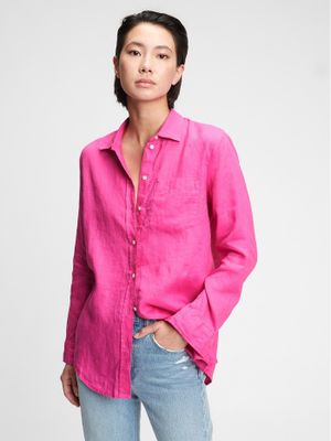 Linen Boyfriend Shirt Linen Boyfriend Shirt