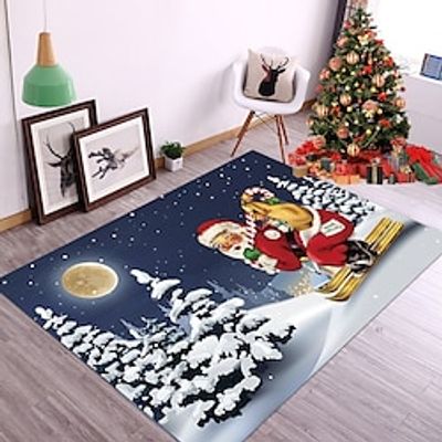 Christmas Living Room Carpet Home Bedroom Decoration Floor Mat Entrance Mat Non Slip Foot Mat Entrance Mat Lightinthebox