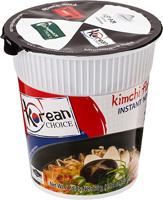 Korean Choice Instant Cup Noodles Kimchi, 60 Gm, 11740114 Pack Of 12 (UAE Delivery Only)