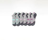 Womens 6 Pack Low-Cut Sporstyle Socks  Grey/Dark Grey Combo - thumbnail
