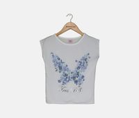 Girls Floral Print  White - thumbnail