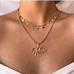 1pc Choker Necklace Necklace For Women's Street Gift Beach Alloy Classic Precious  Layered Necklace Lightinthebox