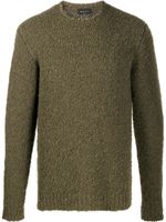 Roberto Collina textured crew neck jumper - Green