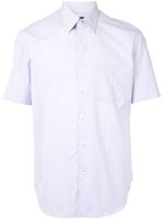 D'urban check print shirt - PURPLE