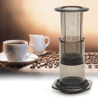 Portable Filter Press Coffee Maker Pot Hand Pressure Machine Free Filter Paper - thumbnail