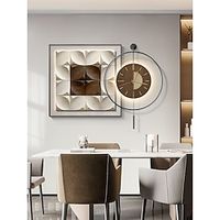 Wall lamp Clock 40607080cm Home Decoration Modern LED Wall Lamps Compatible with Study Living Room Bedside Bedroom 110-240V Lightinthebox - thumbnail