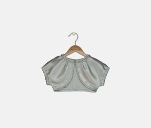 Kids Girl Chain Neck Tops  Silver