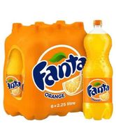 Fanta Orange Soft Drink 2.25L Pack of 6
