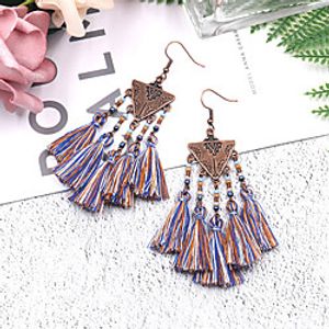 Women's Earrings Geometrical Floral Theme Joy Stylish Simple Boho Earrings Jewelry Rainbow For Daily Holiday Promise 1 Pair Lightinthebox