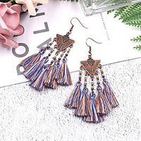 Women's Earrings Geometrical Floral Theme Joy Stylish Simple Boho Earrings Jewelry Rainbow For Daily Holiday Promise 1 Pair Lightinthebox - thumbnail