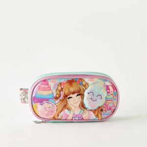 Minmie Candy Land Print Pencil Case with Zip Closure