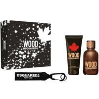 Dsquared2 Wood (M) Set Edt 100Ml + B & Sg 100Ml + Black Key Ring