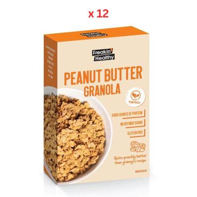 Freakin Healthy Peanut Butter Granola 12 x 340
