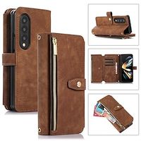 Phone Case For Samsung Galaxy Z Fold 5 Z Fold 4 Z Fold 3 with Lanyard Kickstand Shockproof ABSPC miniinthebox