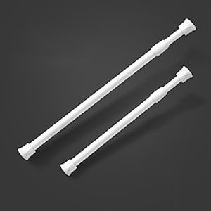 White Tension Curtain Rod Spring Rods Expandable Curtain Rod for Bathroom,Kitchen,Window,Cupboard,Wardrobe,Bookshelf Adjustable DIY Projects Lightinthebox
