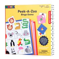 Kikkerland Peek-A-Zoo Bingo Game