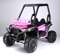 Megastar 12 V Double Seater Quadzilla Crawler Buggy For Big Kids - Pink (UAE Delivery Only)