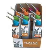 M-PETS Flaska 250ml Drinking Bottle - Display Box Of 12pcs Mixed Colors