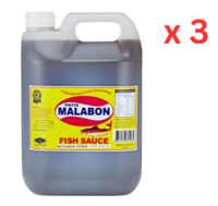 Malabon Patis Fish Sauce, 4.5L Pack Of 3 (UAE Delivery Only)