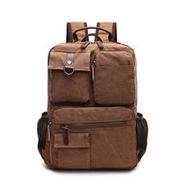 Men Canvas Outdoor Travel Multifunctional Shoulder Bags Large Capacity Backpack