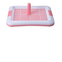 Puppy Potty Training Indoor Tray Dog Toilet - Pink