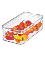 Interdesign Crisp Bin with Sliding Tray Clear