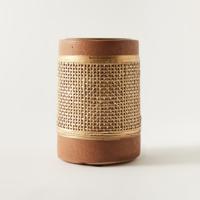 Decorative Terracotta Candleholder - 18 cms