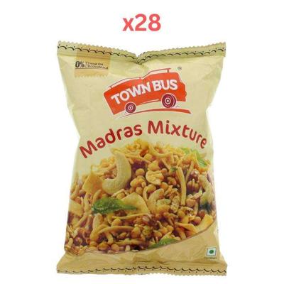 GRB Townbus Madras Mixture 130gm Pack of 28