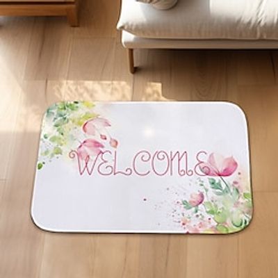 Bathroom Deco Diatomaceous Earth Bath Mat Soft Mat Rubber Anti-Slip Fast Dry Super Absorbent Thin Bathroom Mat for Under Door - Bathroom Floor Mat Rug Bathtub Front Shower Mat Sink Lightinthebox