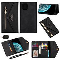 Case For Samsung Galaxy S7 Edge S7 S9 S9 Plus S8 S8 Plus S10 S10 Plus S10e Note8 Note9 Wallet Card Holder Full Body Cases Solid Colored PU Leather miniinthebox - thumbnail