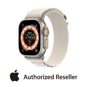 Apple Watch Ultra Titanium case 49mm Starlight Alpine Loop GPS+CELL-Medium