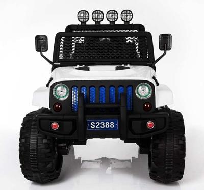 Megastar Rideon 12V 2 Seater Kids Jeep Style - White (UAE Delivery Only)