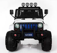 Megastar Rideon 12V 2 Seater Kids Jeep Style - White (UAE Delivery Only)