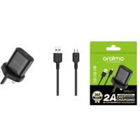 Oraimo OCW-U65S Power Cube 2 Wall Charger W/Micro Cable 1m, Black