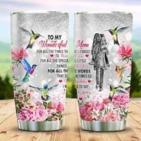 Watercolor Tumbler 20oz Stainless Steel Insulated Tumblers Coffee Travel Mug Cup Gift for Birthday Mother's Day gift Lightinthebox