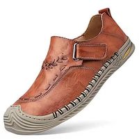 Men's Loafers  Slip-Ons Moccasin Comfort Shoes Casual Outdoor Daily Microfiber Breathable Blue Brown Spring Fall Lightinthebox - thumbnail