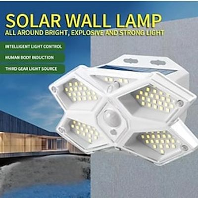 Solar Lights Outdoor Waterproof Wall Lamp Motion Sensor Street Light Security Flood Lamp Garden Decor Landscape Lighting Lightinthebox