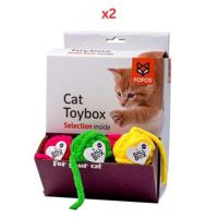 FOFOS Yarn Ball Assorted Display Box 24pcs (Pack Of 2)