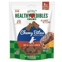 Nylabone Healthy Edibles Grain Free Chewy Bites Beef & Cheese Flavor 6oz