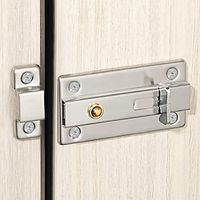 Stainless Steel Spring Door Latch,, Door Lock Latch Type Automatic Door Bolt Manual Door Tether 2 Inch 3 Inch 4 Inch Door Latch Lightinthebox - thumbnail