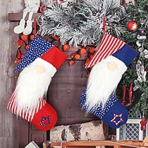 2pcs Christmas Decorations Ornaments Stockings Decorative Objects Holiday Decorations Party Garden Wedding Decoration miniinthebox
