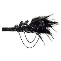 1920s Retro Flax Fascinators with Feather / Crystals / Sequin 1 Piece Special Occasion / Party / Evening Headpiece miniinthebox 1920s Retro Flax Fascinators with Feather / Crystals / Sequin 1 Piece Special Occasion / Party / Evening Headpiece miniinthebox