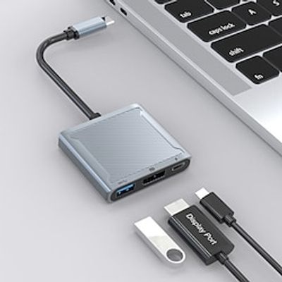 Multifunctional Dock Micro Otg 3 In 1 Usb Type C 3.1 To 2 C/Type Usb 3.0 Dock Hub For Macbook Pro miniinthebox
