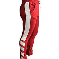 Men's Athleisure Sports Outdoor Sports Casual Sports Pants Sweatpants Pants Print Full Length Print Grey Black Red miniinthebox - thumbnail