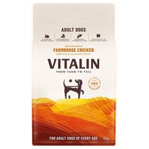 Vitalin Farmhouse Chicken Dog Dry Food - 2KG ( Exp 25/5/2025)