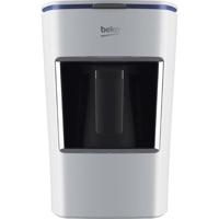 Beko Turkish Coffee Machine, 670W, 3 Cups, Cook Sense, Plastic Pot, One Touch Control, Lack Of Bean Indicator, AntiSpill, White, Made In Turkey - BKK2300 W